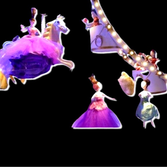 Christian Dior Authentic Lady Dior Laser Etched Ribbon Detail Coquette Mirror - Picture 12 of 17